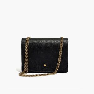 Madewell Chain Crossbody Bag in Black